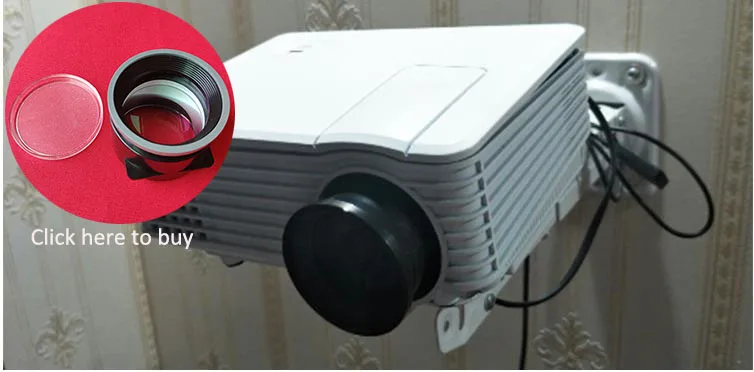 Мини-проектор общего назначения, светодиодный проектор DIY f125мм для UC40 UC46 Rigal, проекционный ЖК-дисплей 4 дюйма