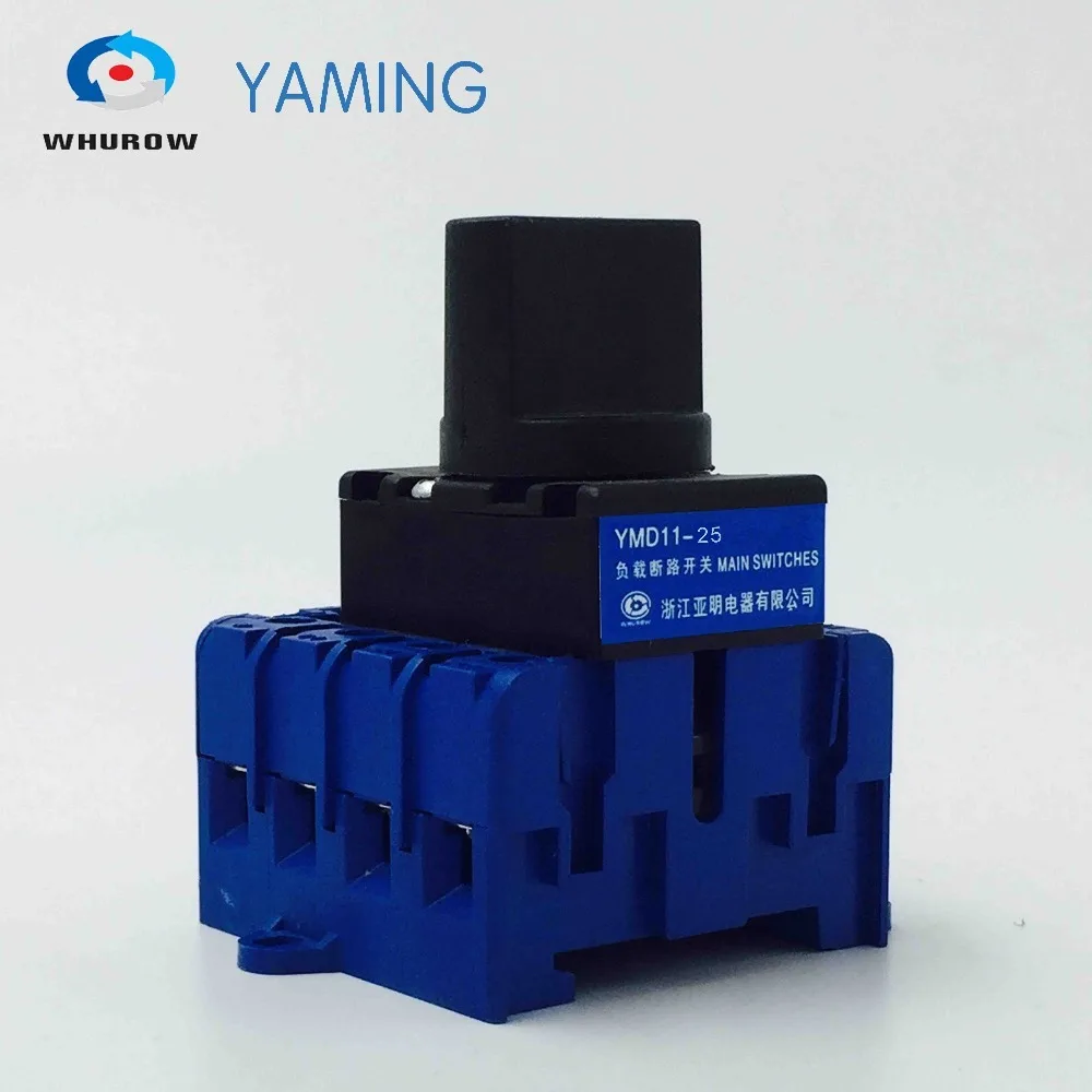 Переключатель амортизатора вкл. Выкл. 25А 4 фазы 8 терминалов поворотный прерыватель переключателя отключения безопасности переключатель управления YMD11-25C/4 P
