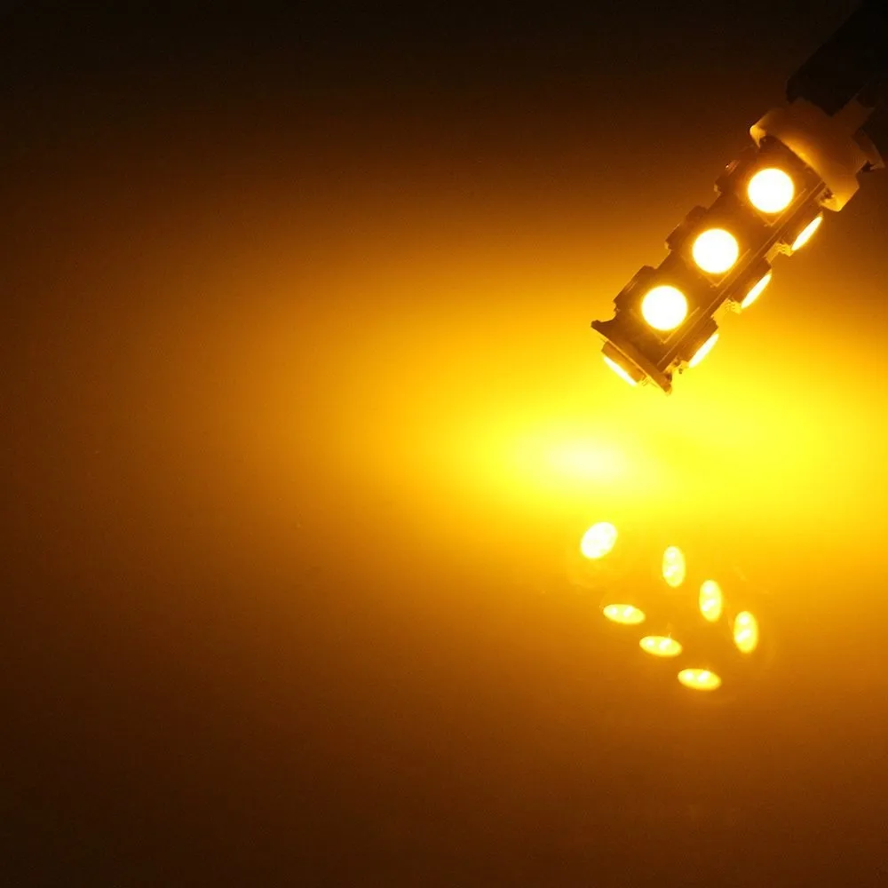 Автомобильные Боковые габаритные лампы 10X T10 9SMD 5050 холодный белый свет 194 168 W5W