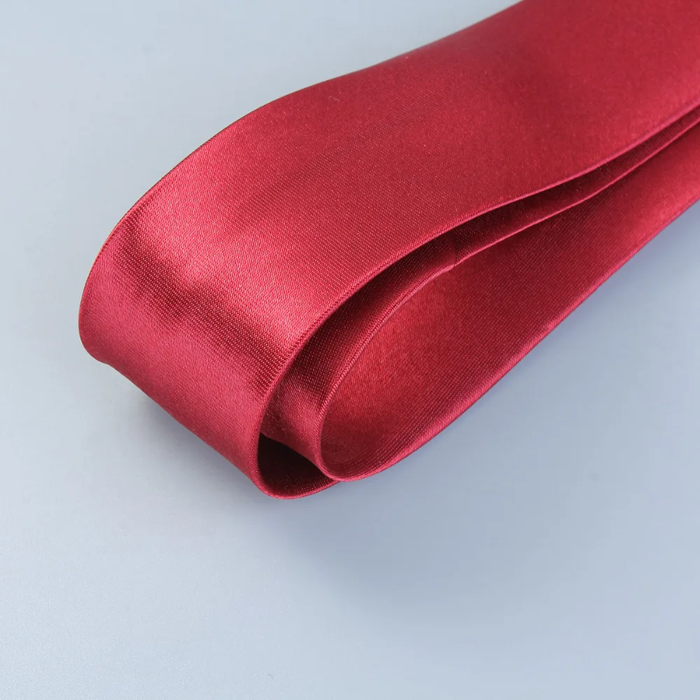 Men's Solid Color Slim Tie Polyester Skinny Necktie Wedding Business Fashion Neck Black Blue 146cm(57 4/8) x 5cm(2&quot) 1 Pcs |