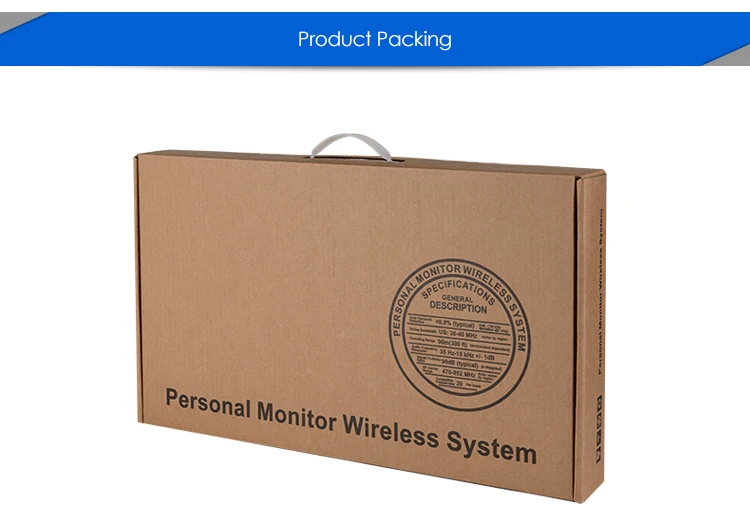 Беспроводная система ушного монитора с 4 приемниками SR2050 сценический монитор