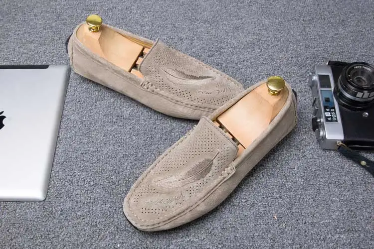 Mocassin homme de Lux; повседневные лоферы; Мужская обувь; дышащая обувь; модная мужская обувь; слипоны; мужские лоферы размера плюс 11; черный цвет
