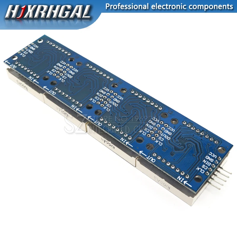 1 шт. MAX7219 матричный модуль для Arduino микроконтроллер 4 в одном светодиодном дисплее с 5P линия MAX7219 дисплей 8x8 Матрица красный