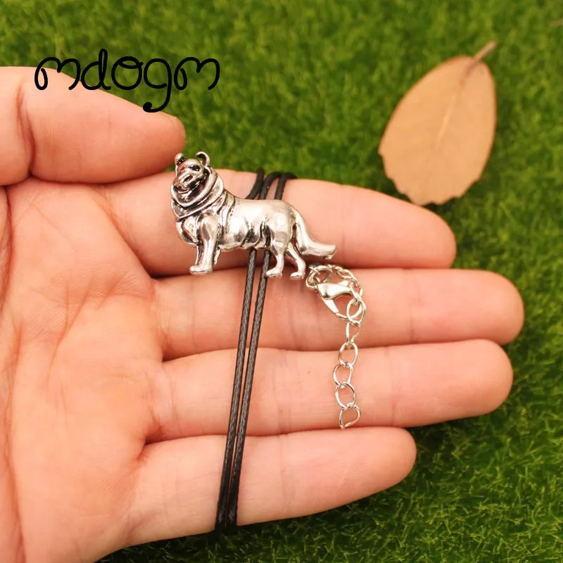 Mdogm подвеска в виде шероховатой собаки античное золото серебряное покрытие