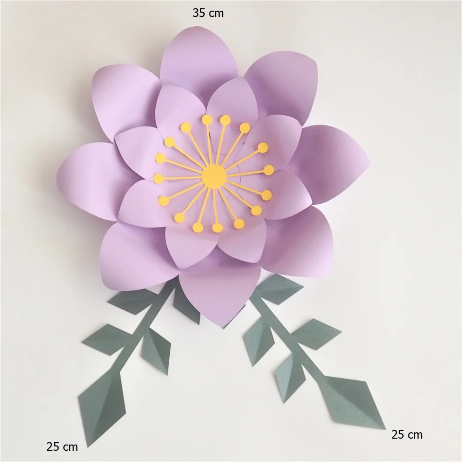 Искусственные цветы 35 см + листья 25 искусственные фон Сделай Сам гигантские