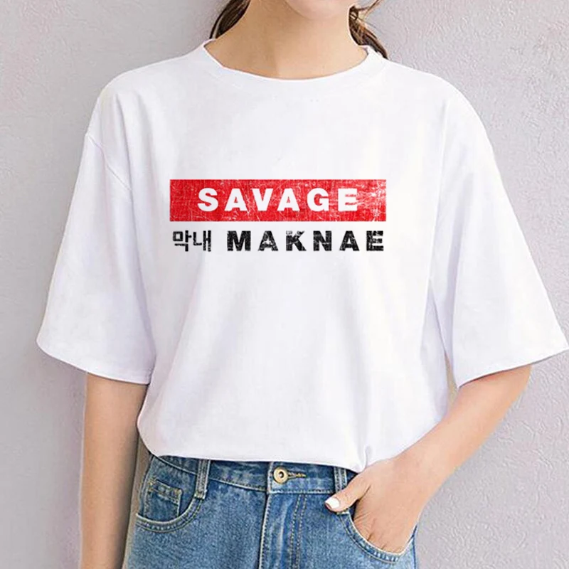 Женские и мужские футболки Kpop корейская мода EXO Got7 Monsta X Harajuku Tumblr|Футболки| |