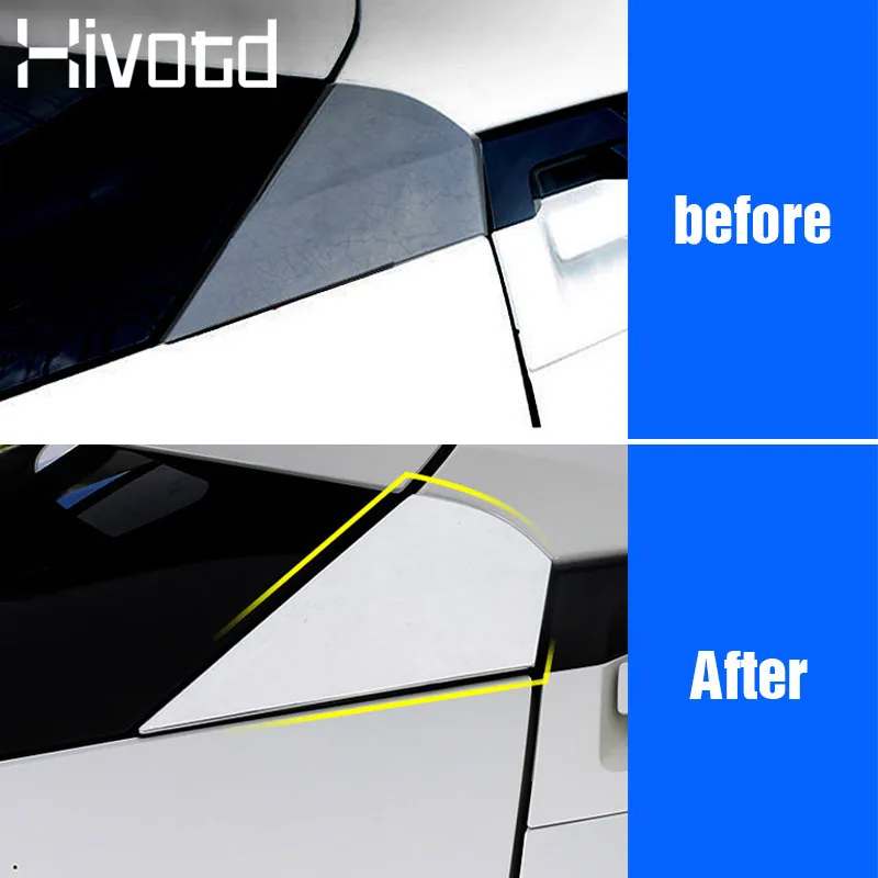 Hivotd для тойота ch r Toyota C HR CHR 2019 2020 аксессуары из углеродного волокна заднее боковое