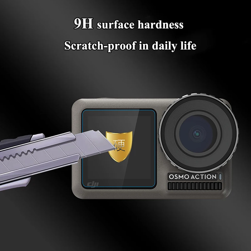 PATCHSKY 2 набор закаленное стекло экран для DJI OSMO аксессуары экшн камеры 3 шт./лот