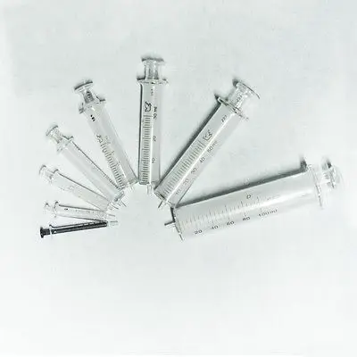 100ml Glass Syringe Injector Dosage Precision Ideal Lab Sampler Glassware | Канцтовары для офиса и дома