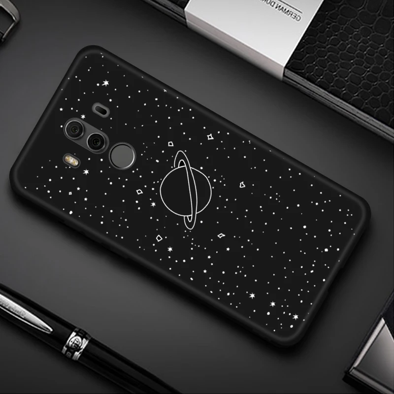 13 Милый черный чехол для телефона с изображением Вселенной s для huawei Honor 8X Max 8C 8 Lite, разноцветный Мягкий силиконовый чехол с изображением планеты для Honor 8X, чехол - Цвет: 13