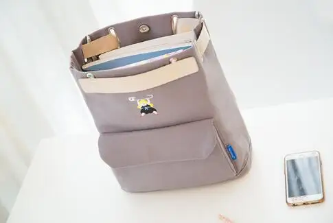 Bentoy женский рюкзак в стиле преппи для девушек сумка на плечо холщовые школьные