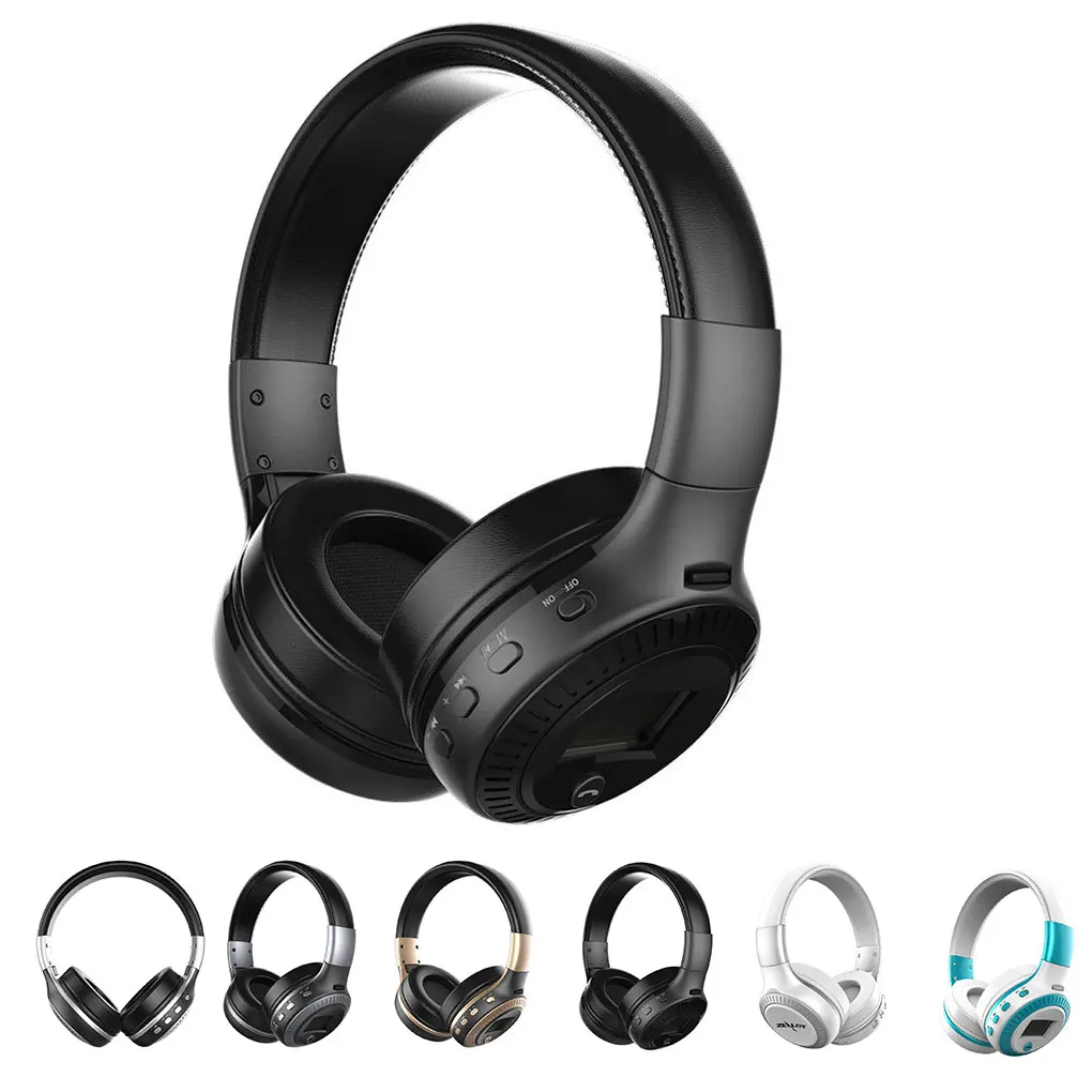 Bluetooth 4 1 Беспроводные стереонаушники с микрофоном гарнитура со слотом для карты