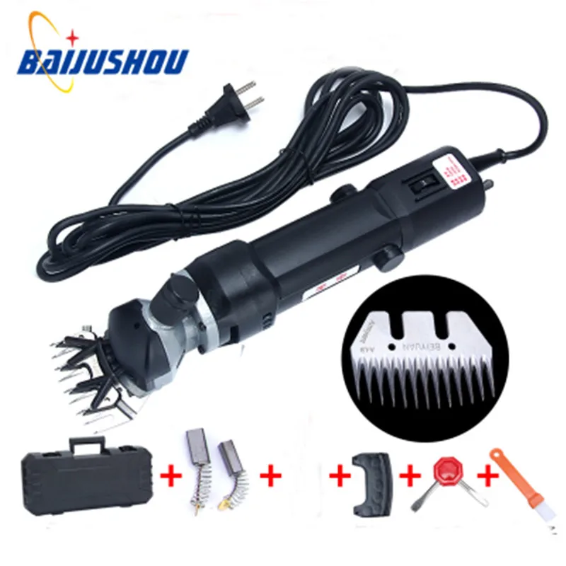550W 13teeth EU plug 220V 700 W/550 W электрическая для стрижки овец Ножницы стригальная машинка Коза машинка для стрижки 13 зубьев - Цвет: 550W 13teeth