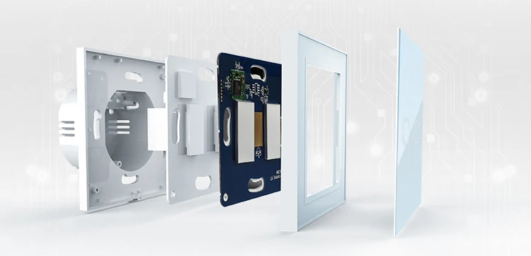 НЕО Coolcam nas-sc01z Z-Wave плюс настенный выключатель света 2ch банды домашней автоматизации Z волна Беспроводной Умные ПДУ выключатель света