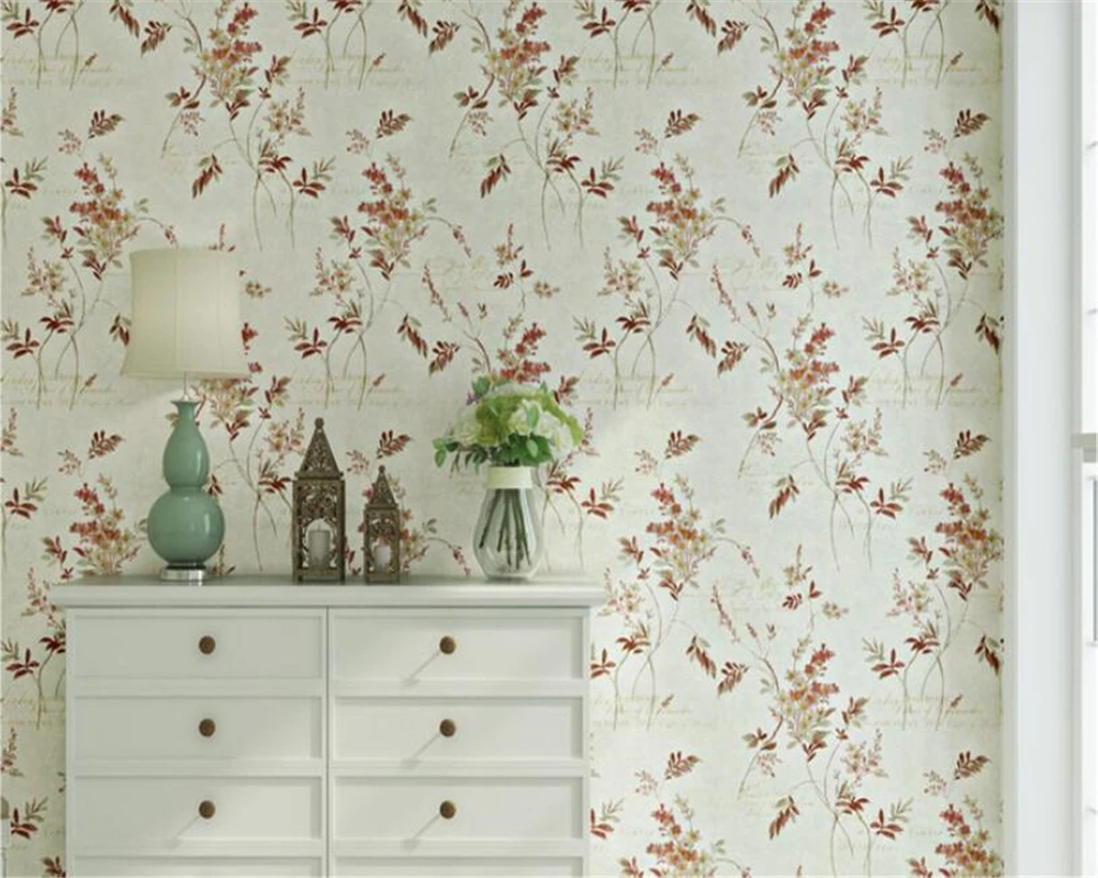 Обои в стиле ретро зеленый сад цветок гостиная спальня стена Англия Сельский