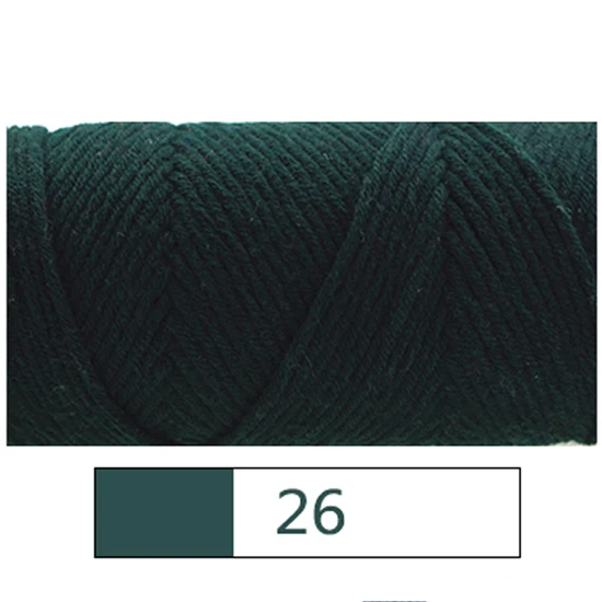 NO 26 Colour 10 шт./лот для влюбленных, хлопок, Натуральный Молочный хлопок, толстая пряжа для вязания, Детская шерстяная нить, пряжа для ручного вязания, хлопковая пряжа - Цвет: NO 26 Colour