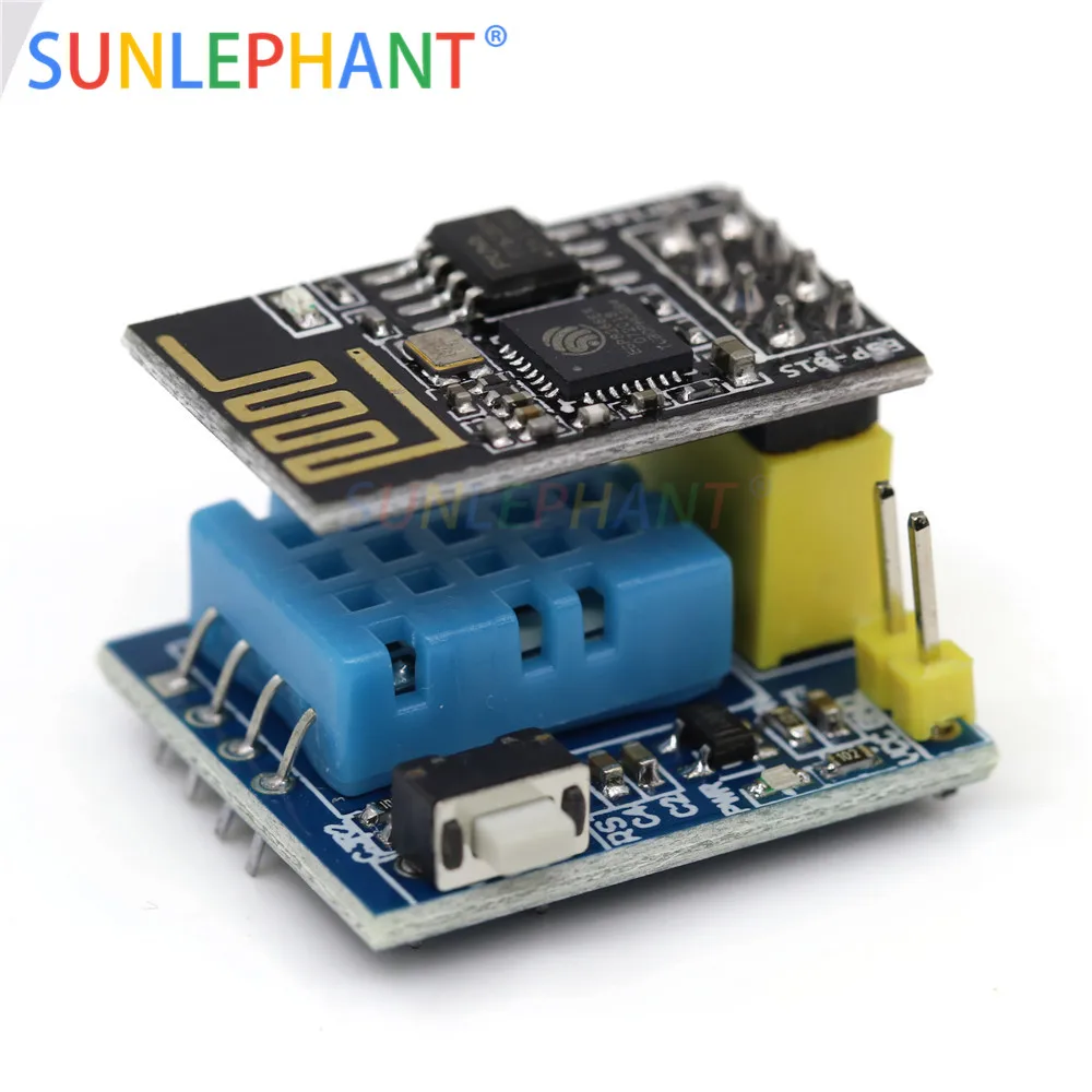 ESP8266 ESP 01 DHT11 модуль датчика температуры и влажности WIFI Smart Home IOT DIY Kit|Интегральные