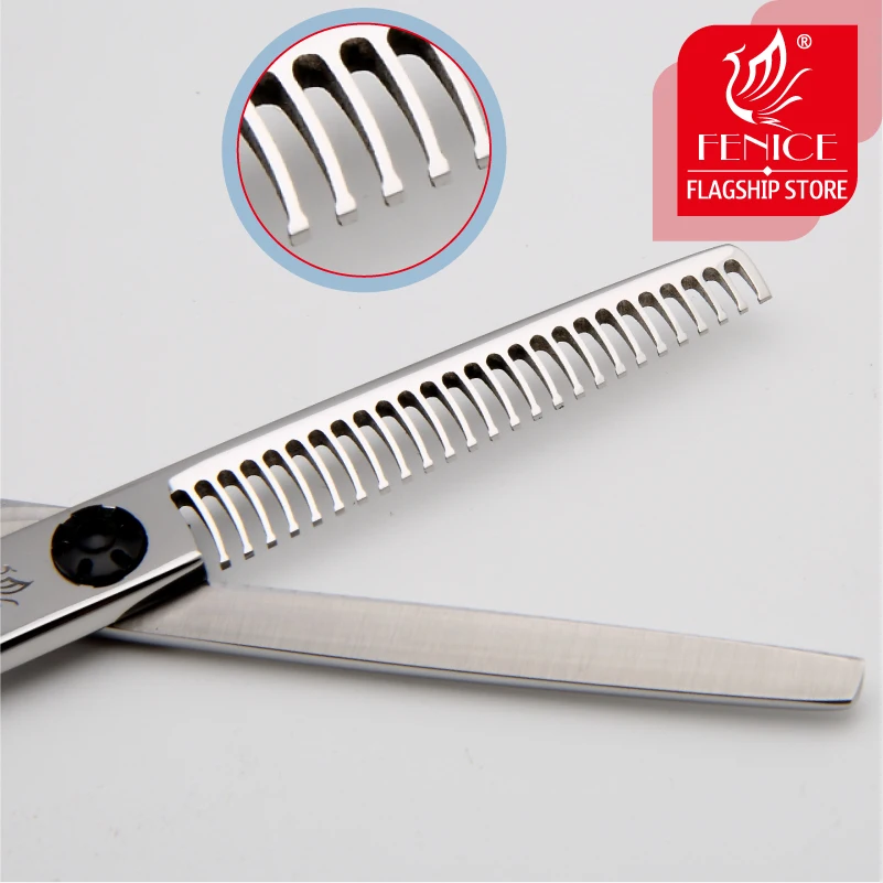 Профессиональные 5 75 дюймовые японские ножницы Fenice 440c для стрижки волос