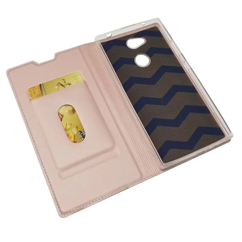 Чехол для телефона Sony Xperia L2 кожаный чехол кошелек с откидной крышкой Магнитный L 2