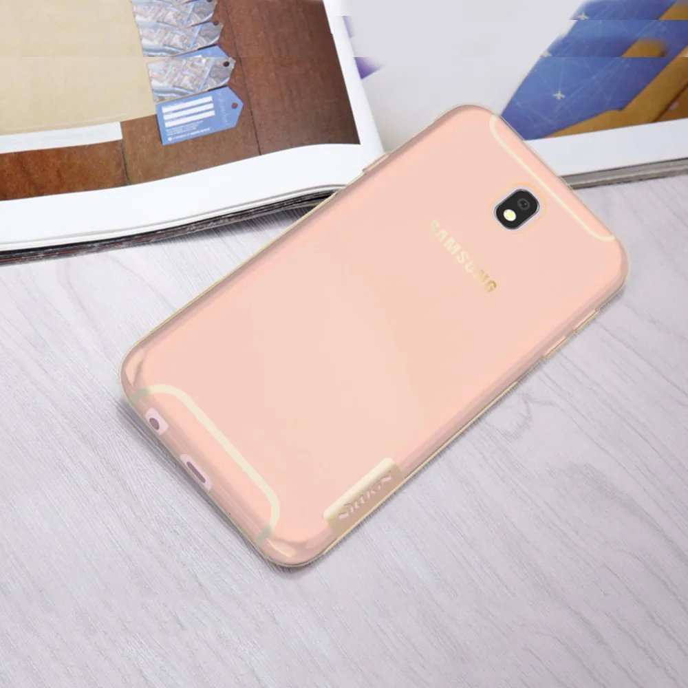 NILLKIN ТПУ защитный чехол для мобильного телефона для samsung Galaxy J7 задняя крышка чехол Мягкая силиконовая задняя крышка J7 Pro Чехол для телефона s