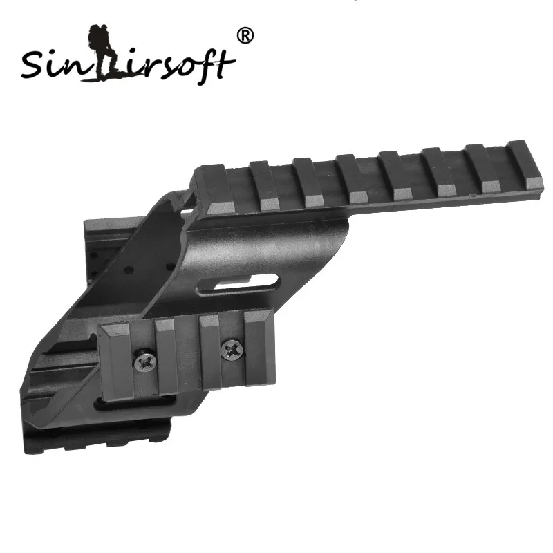 SINAIRSOFT Универсальный Тактический Пистолет кобуры прицел лазерный светильник крепление с Quad 7/" Weaver& Picatinny Rail Glock 17 5,56