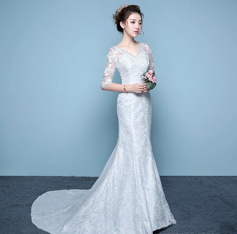 Женское кружевное платье русалка элегантное свадебное макси 2020|Женские платья| |