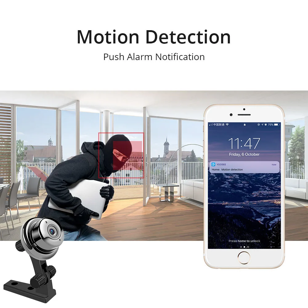 Tenvellon ip камера Wi Fi Мини домашняя видеонаблюдения s видеонаблюдение беспроводной HD