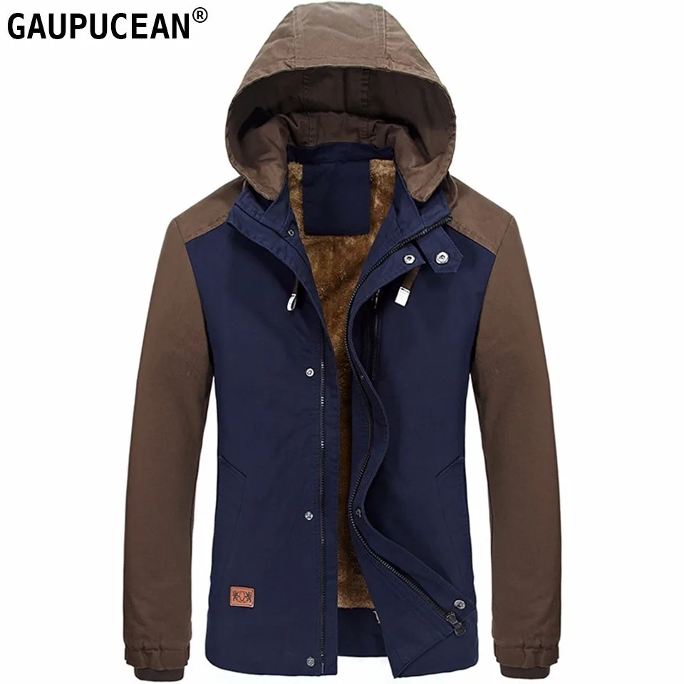 Мужская толстовка на молнии с капюшоном и карманами из 100% хлопка|Мужские куртки| |