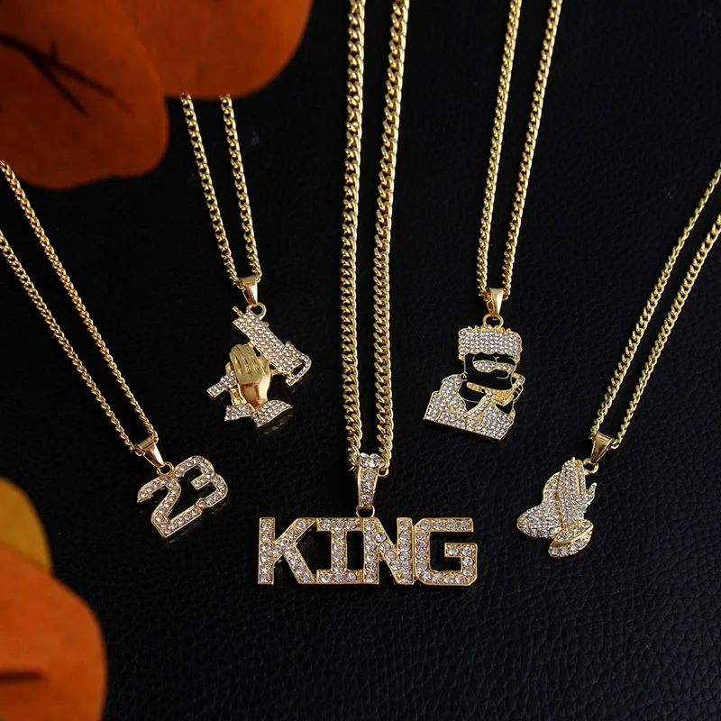 2019 украшения в стиле хип хоп для женщин и мужчин Золотая Длинная цепочка ожерелья