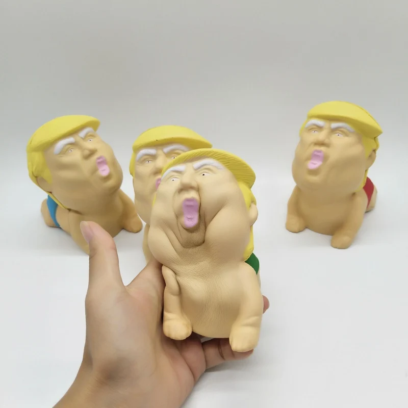 1 шт. Дональд Трамп сжимающий стресс мягкая игрушка Новинка облегчение давления какашка Трамп сжимающий Забавный шутка реквизит вечерние подарки