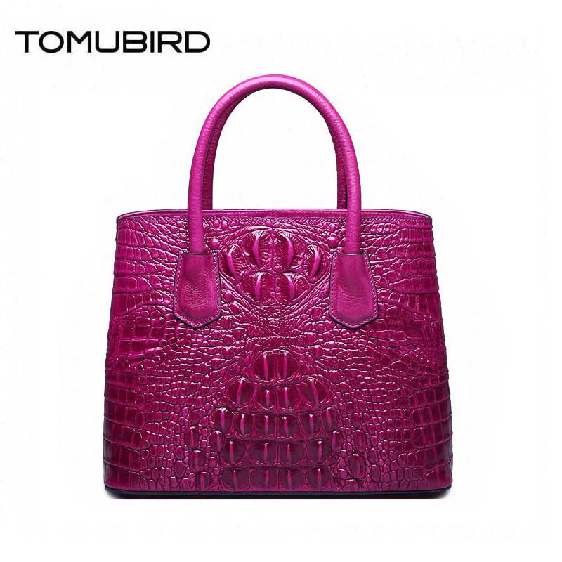 Tomubird новый улучшенный кожа рук Fashion арт сумка Крокодил Роскошные сумки женские