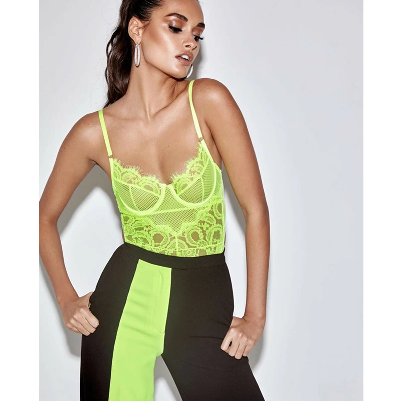 Женское Кружевное боди летнее сексуальное прозрачное с ремешками сетчатые