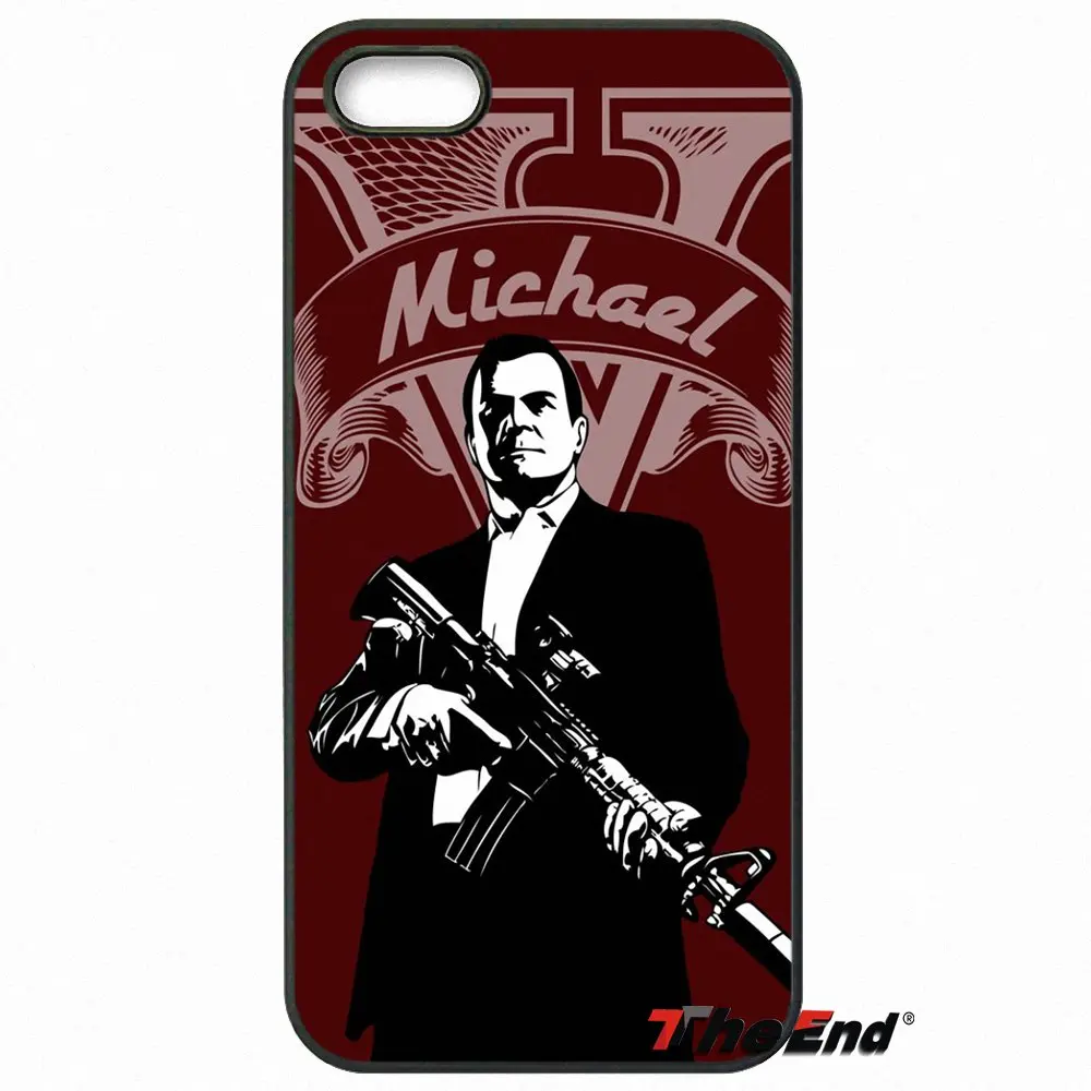 Чехол для телефона GTA San Andreas Grand Theft Auto 5 V iPhone X 4S 5C SE 6 6S 7 8 Plus Samsung Galaxy Core Prime Alpha|case for