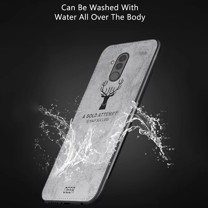 Мягкий тканевый чехол с рамкой для Huawei P30 P20 P10 Lite Mate 20X10 9 Pro Nova 3 3i 8X Max Y9 2019 Тканевый