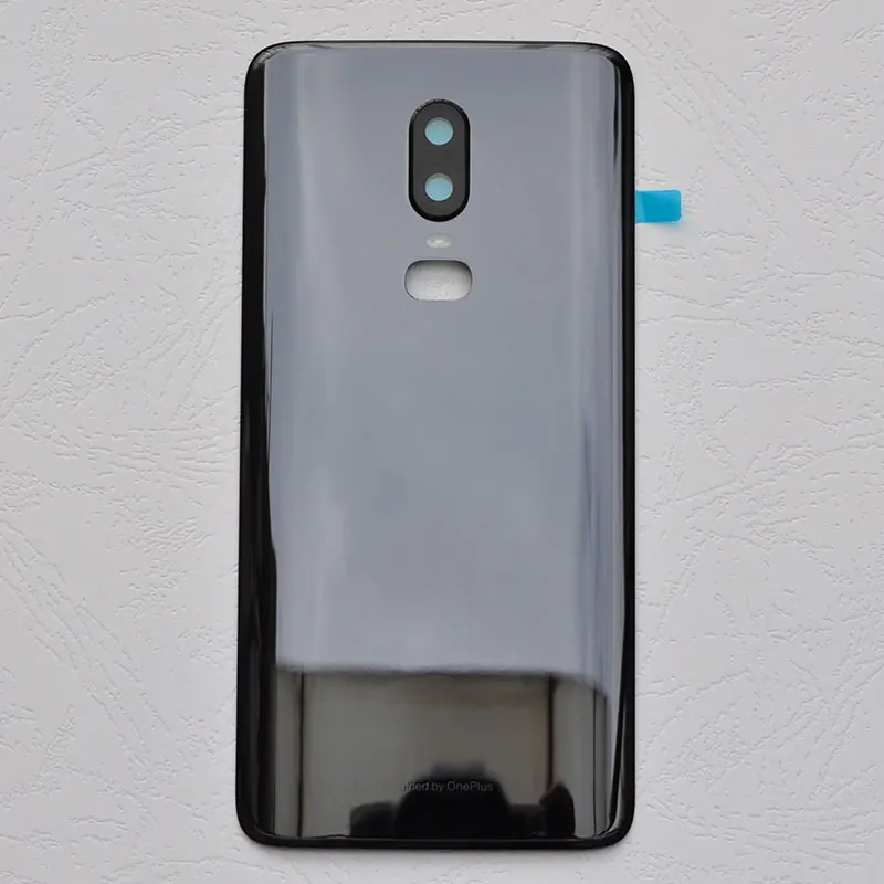 

ZUCZUG новый стеклянный задний корпус для Oneplus 6 Six 1 + 6 Чехол для аккумулятора с объективом камеры + логотипом