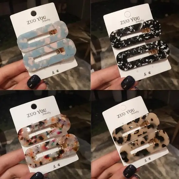 Женские заколки для волос с уксусной кислотой леопардовая расцветка аксессуары 1