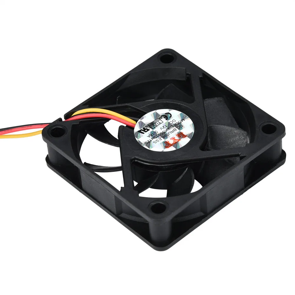 LYF DC 12V 3Pin 60X60*15 мм PC CPU корпус охлаждающий вентилятор большой воздушный поток