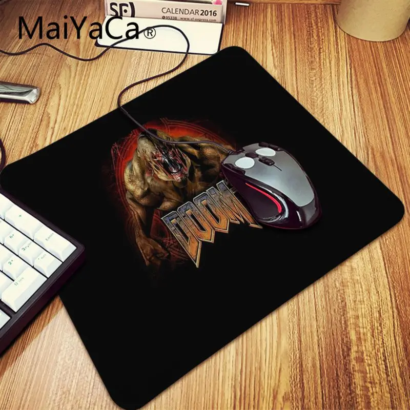 Lock Edge 20x25cm MaiYaCa мой любимый Doom HZ Stalker индивидуальные коврики для мыши компьютера Аниме Коврик для мыши и ноутбука дешевый игровой коврик для мыши геймера - Цвет: Lock Edge 20x25cm