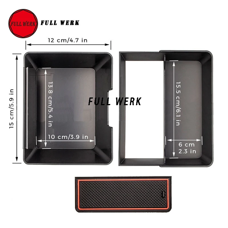 1 шт. ABS автомобильный Стайлинг двухслойный ящик для хранения мусорный консоль