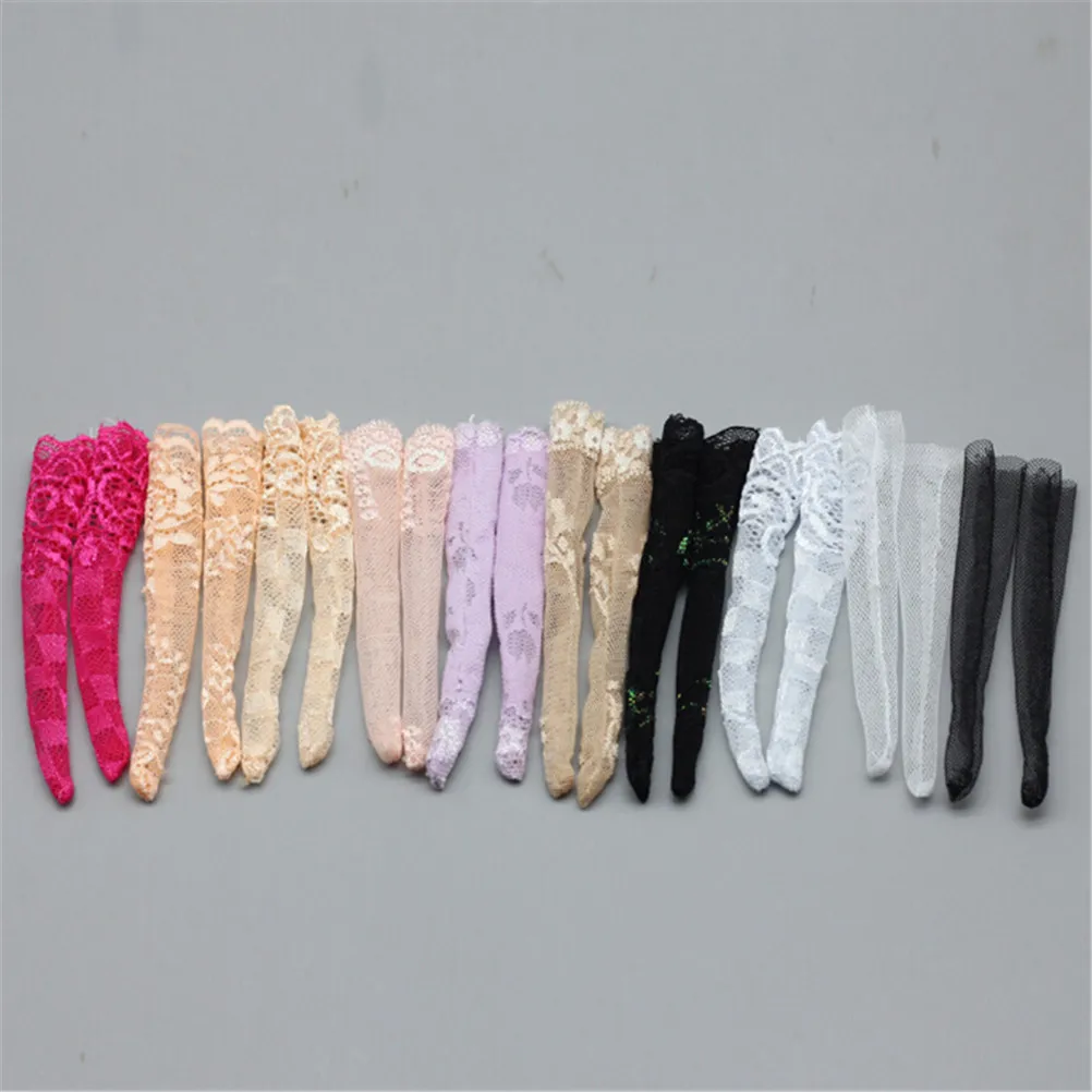 Кружевные носки 3 пары Длинные чулки смешанного стиля повседневная одежда Одежда