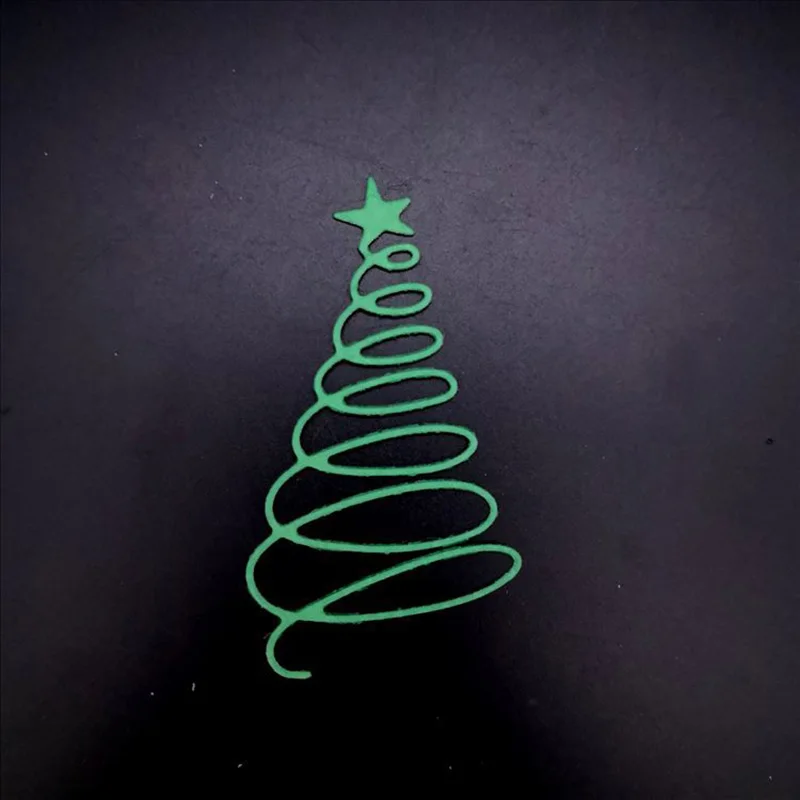 Новинка 2019 штампы в виде рождественской елки звезды металлические трафареты