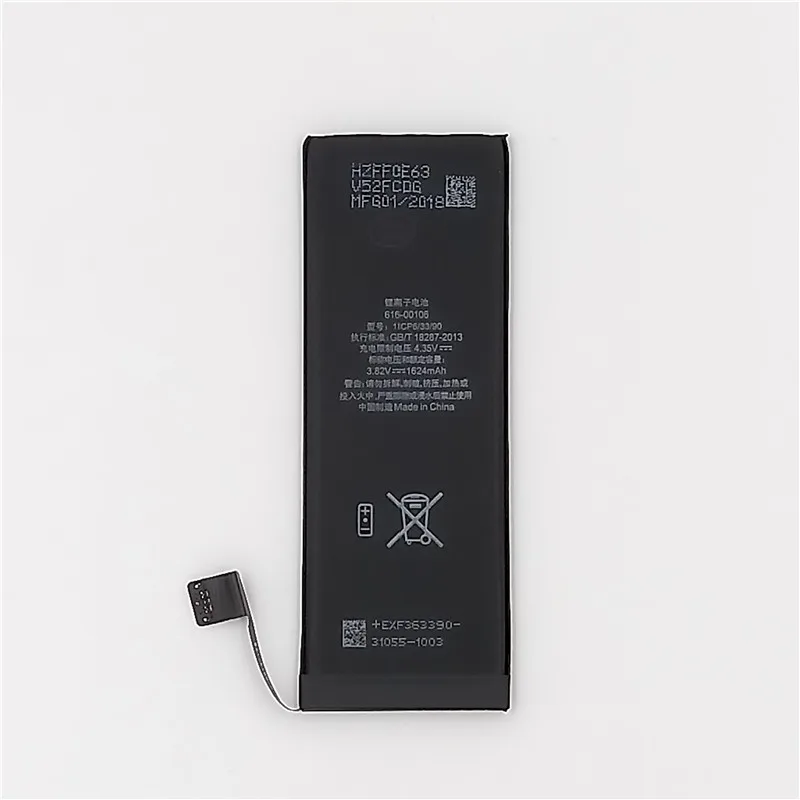 Батарея для iPhone 5 SE черная Встроенная литиевая батарея 3 82 V 1624 mAh интернель Замена