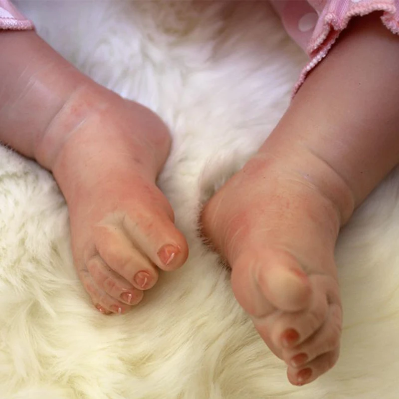 Кукла-младенец адольли 20 дюймов 50 см мягкая силиконовая игрушка для мальчиков и