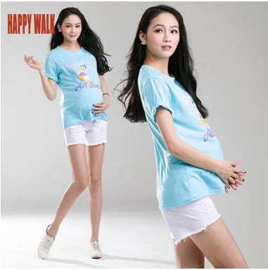 Летние Новые повседневные джинсовые шорты для беременных женщин белые джинсы