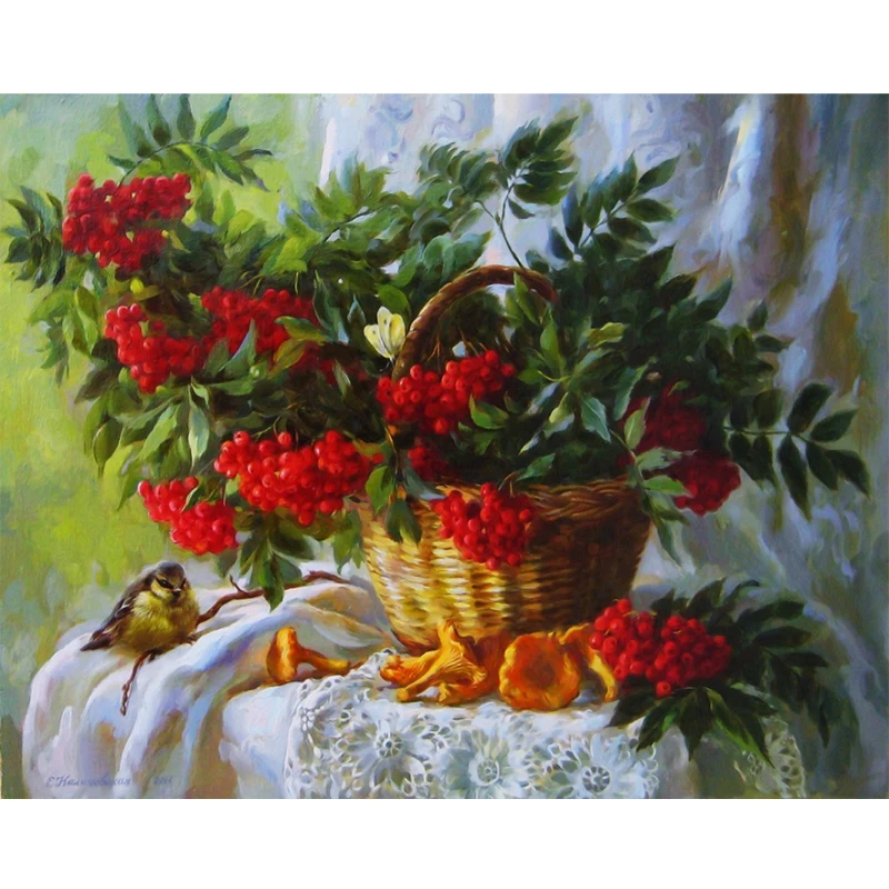 Алмазная 5D краска flowe полноразмерная/круглая вышивка крестиком мозаика