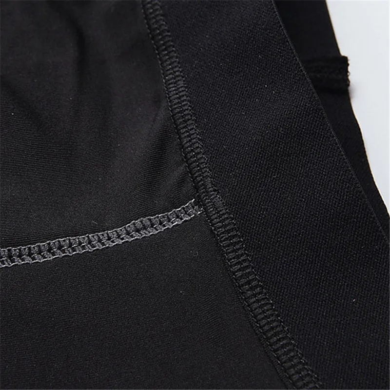 Новые летние мужские компрессионные одноцветные обтягивающие штаны