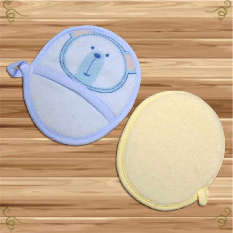 Горячая Распродажа Детские банные щетки милый мультяшный медведь губка Мягкие