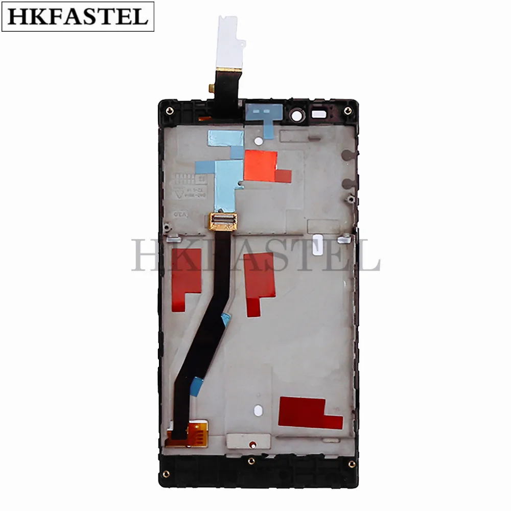 HKFASTEL Оригинальный ЖК экран дигитайзер дисплей для Nokia Lumia 720 с передней рамкой