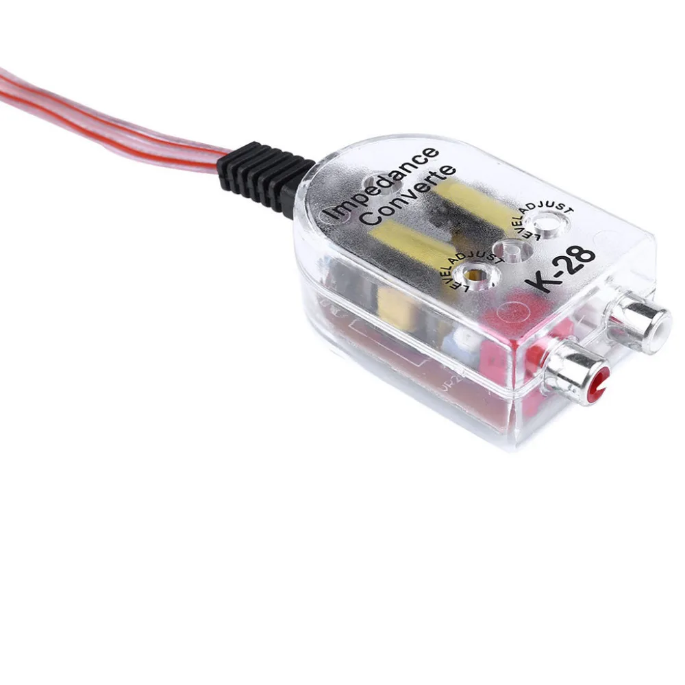 RCA DC 12V автомобильный аудио усилитель динамик с высоким до низким сопротивлением