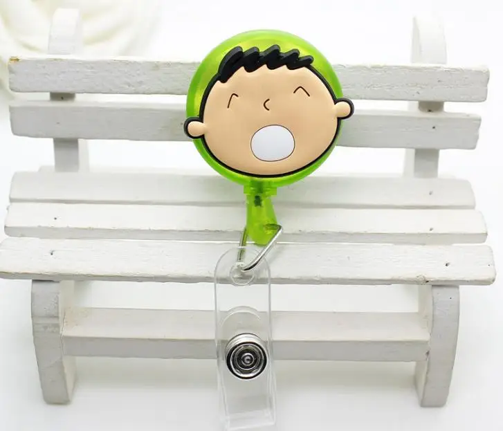 1 шт. Kawaii, выдвижная катушка для бейджа Anpanman, медвежонок, мелодия, двойная звезда, Студенческая медсестры, Exihibiton, ID, имя, держатель для бейджа, канцелярские принадлежности